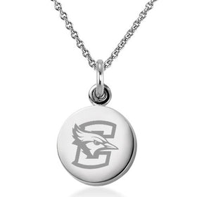 Creighton Necklace with Charm in Sterling Silver Shot #1