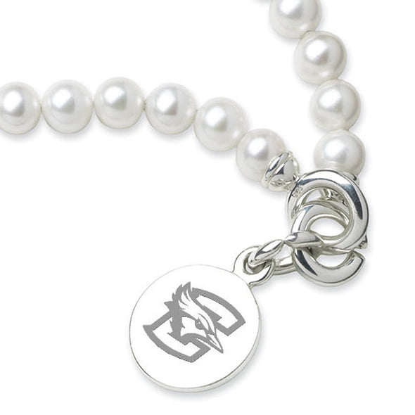 Creighton Pearl Bracelet with Sterling Silver Charm Shot #2