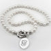 Creighton Pearl Necklace with Sterling Silver Charm