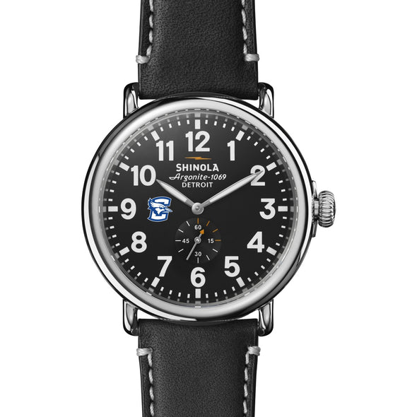 Creighton Shinola Watch, The Runwell 47 mm Black Dial Shot #2