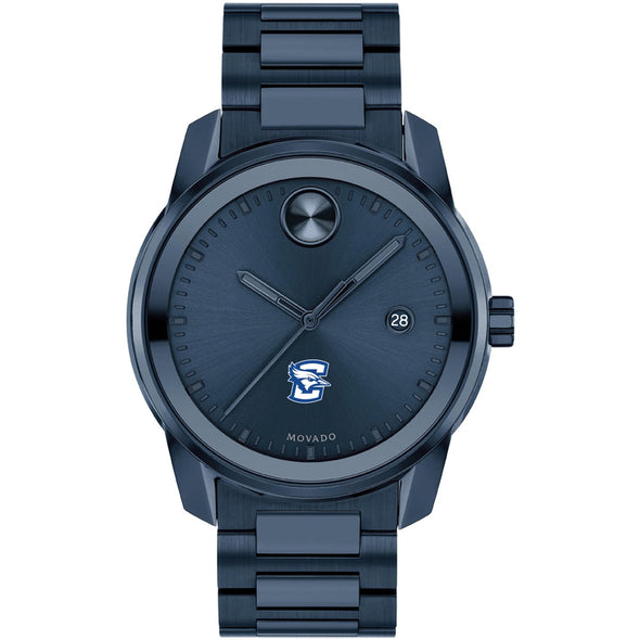 Creighton University Men&#39;s Movado BOLD Blue Ion with Date Window Shot #2
