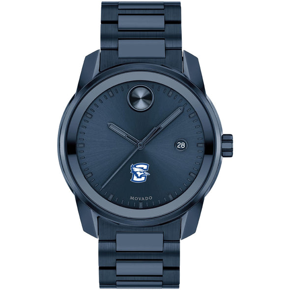 Creighton University Men's Movado BOLD Blue Ion with Date Window Shot #2
