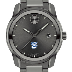 Creighton University Men's Movado BOLD Gunmetal Grey with Date Window Shot #1