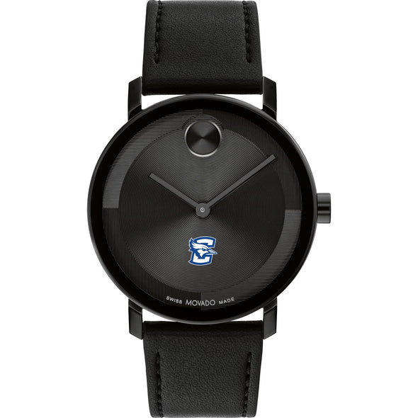 Creighton University Men's Movado BOLD with Black Leather Strap Shot #2