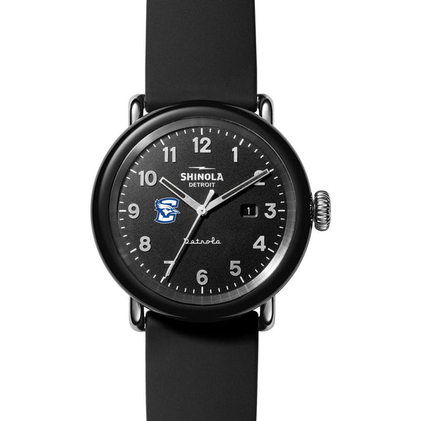 Creighton University Shinola Watch, The Detrola 43mm Black Dial at M.LaHart &amp; Co. Shot #2