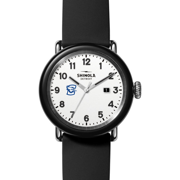 Creighton University Shinola Watch, The Detrola 43mm White Dial at M.LaHart &amp; Co. Shot #2