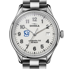 Creighton University Shinola Watch, The Vinton 38 mm Alabaster Dial at M.LaHart & Co. Shot #1