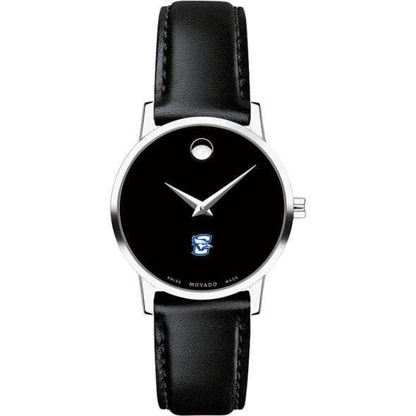 Creighton Women's Movado Museum with Leather Strap Shot #2