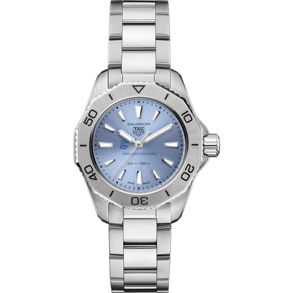 Creighton Women&#39;s TAG Heuer Steel Aquaracer with Blue Sunray Dial Shot #2