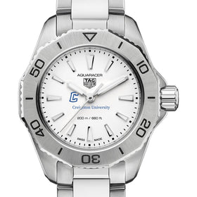Creighton Women&#39;s TAG Heuer Steel Aquaracer with Silver Dial Shot #1