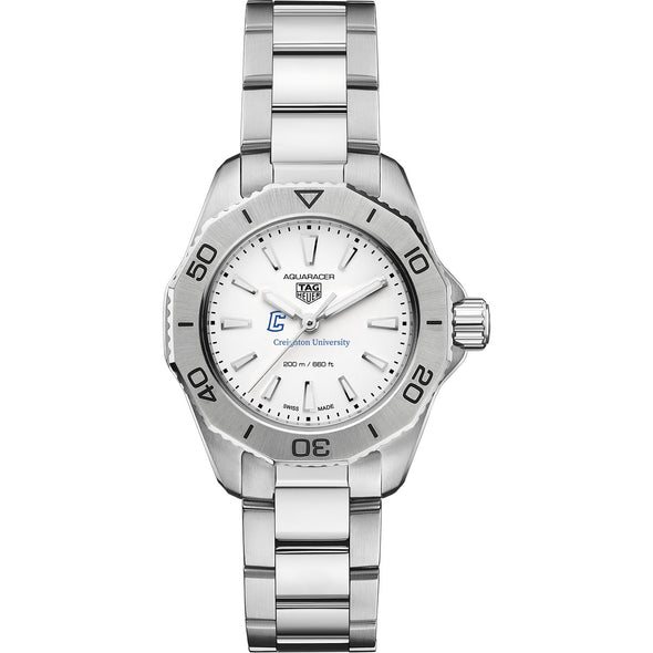 Creighton Women&#39;s TAG Heuer Steel Aquaracer with Silver Dial Shot #2