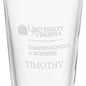 Darden School of Business 16 oz Pint Glass Shot #3