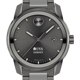 Darden School of Business Men's Movado BOLD Gunmetal Grey with Date Window Shot #1