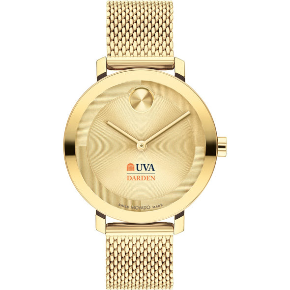 Darden School of Business Women's Movado Bold Gold with Mesh Bracelet Shot #2