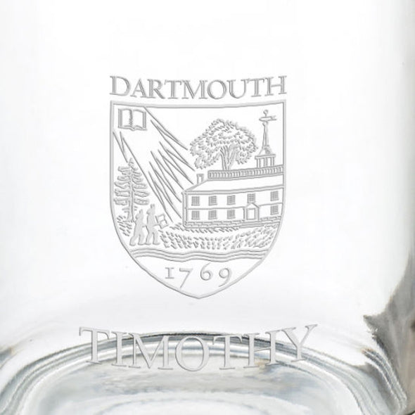 Dartmouth College 13 oz Glass Coffee Mug Shot #3