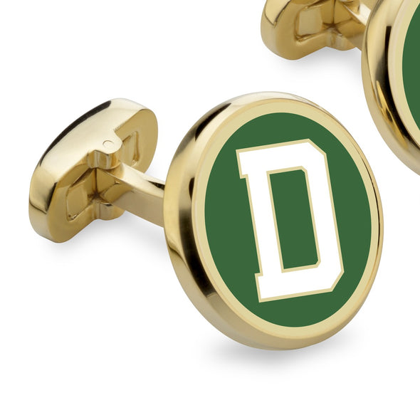 Dartmouth College Enamel Cufflinks Shot #2