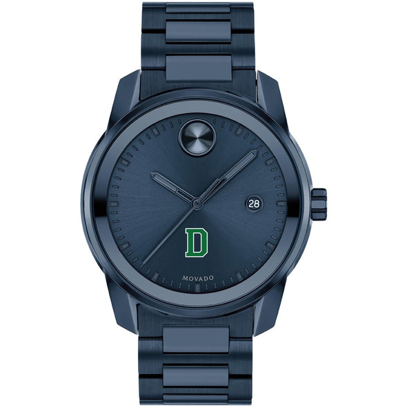Dartmouth College Men&#39;s Movado BOLD Blue Ion with Date Window Shot #2