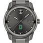 Dartmouth College Men's Movado BOLD Gunmetal Grey with Date Window Shot #1