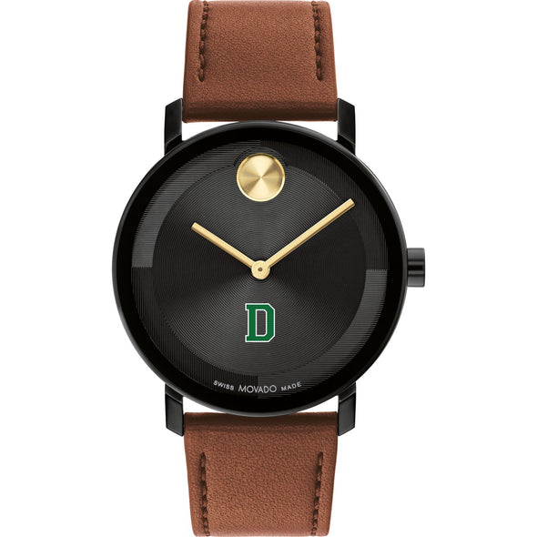 Dartmouth College Men&#39;s Movado BOLD with Cognac Leather Strap Shot #2