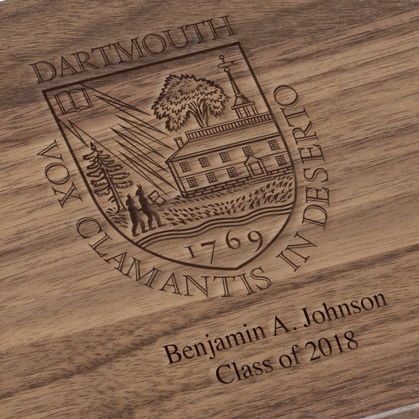 Dartmouth College Solid Walnut Desk Box Shot #2