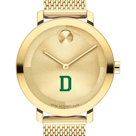 Dartmouth College Women&#39;s Movado Bold Gold with Mesh Bracelet Shot #1