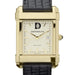 Dartmouth Men's Gold Quad with Leather Strap