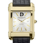 Dartmouth Men's Gold Watch with 2-Tone Dial & Leather Strap at M.LaHart & Co. Shot #1