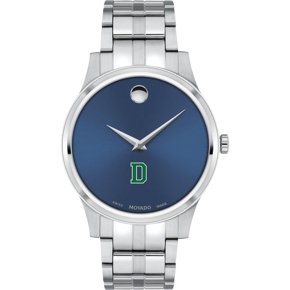 Dartmouth Men's Movado Collection Stainless Steel Watch with Blue Dial Shot #2