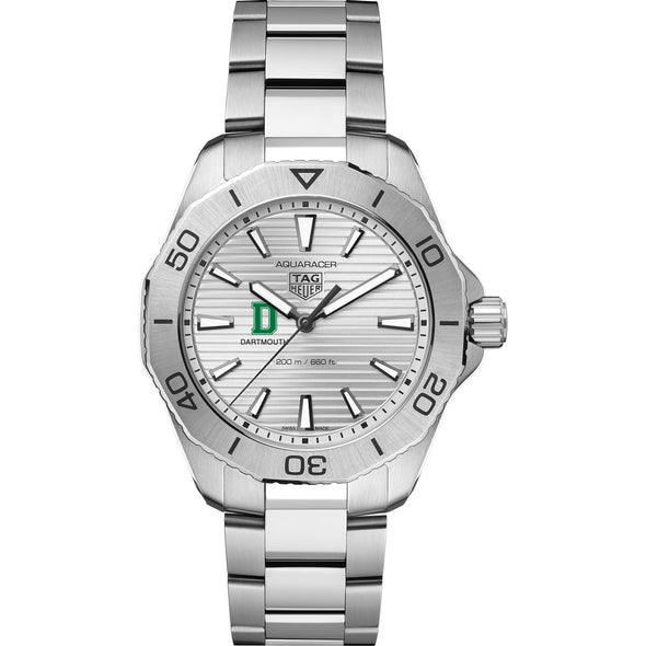 Dartmouth Men&#39;s TAG Heuer Steel Aquaracer with Silver Dial Shot #2