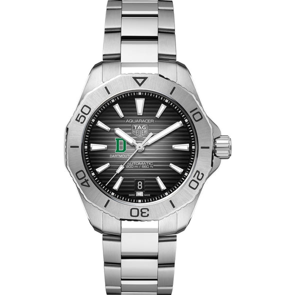 Dartmouth Men's TAG Heuer Steel Automatic Aquaracer with Black Dial Shot #2
