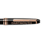 Dartmouth Montblanc Meisterstück Classique Ballpoint Pen in Red Gold Shot #2