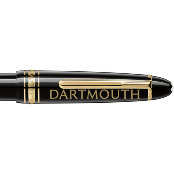 Dartmouth Montblanc Meisterstück Midsize Ballpoint Pen in Gold Shot #2