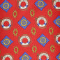 Dartmouth Nautical Red Silk Tie Shot #2