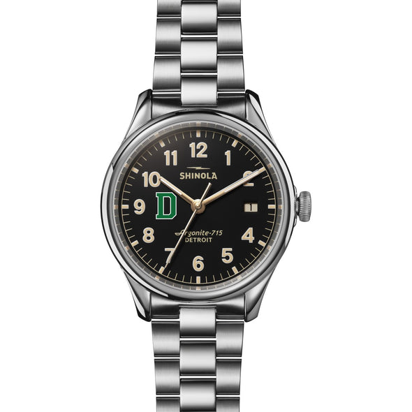 Dartmouth Shinola Watch, The Vinton 38 mm Black Dial Shot #2