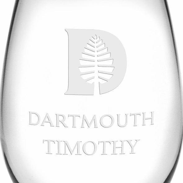 Dartmouth Stemless Wine Glasses Made in the USA Shot #3