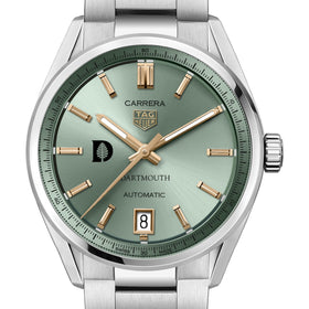 Dartmouth Women's TAG Heuer Steel Carrera Automatic with Green Dial Shot #1