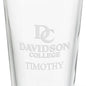 Davidson College 16 oz Pint Glass- Set of 2 Shot #3