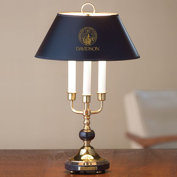 Davidson College Lamp in Brass &amp; Marble Shot #1