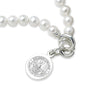 Davidson College Pearl Bracelet with Sterling Silver Charm Shot #2