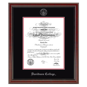 Davidson Diploma Frame - Fidelitas Shot #1