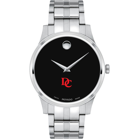 Davidson Men's Movado Collection Stainless Steel Watch with Black Dial Shot #2