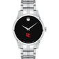 Davidson Men's Movado Collection Stainless Steel Watch with Black Dial Shot #2