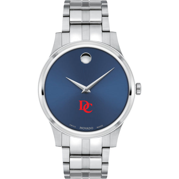 Davidson Men's Movado Collection Stainless Steel Watch with Blue Dial Shot #2