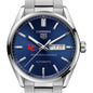 Davidson Men's TAG Heuer Carrera with Blue Dial & Day-Date Window Shot #1