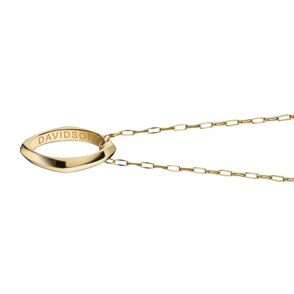 Davidson Monica Rich Kosann Poesy Ring Necklace in Gold Shot #2