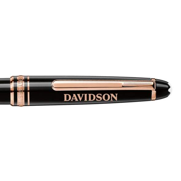 Davidson Montblanc Meisterstück Classique Ballpoint Pen in Red Gold Shot #2