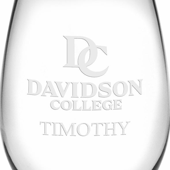 Davidson Stemless Wine Glasses Made in the USA - Set of 4 Shot #3