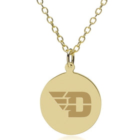 Dayton 14K Gold Pendant &amp; Chain Shot #1