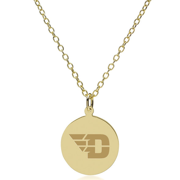 Dayton 14K Gold Pendant &amp; Chain Shot #2
