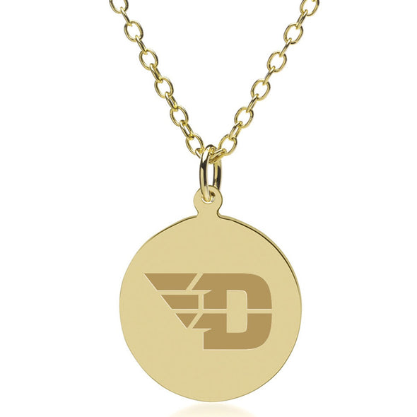 Dayton 18K Gold Pendant &amp; Chain Shot #1